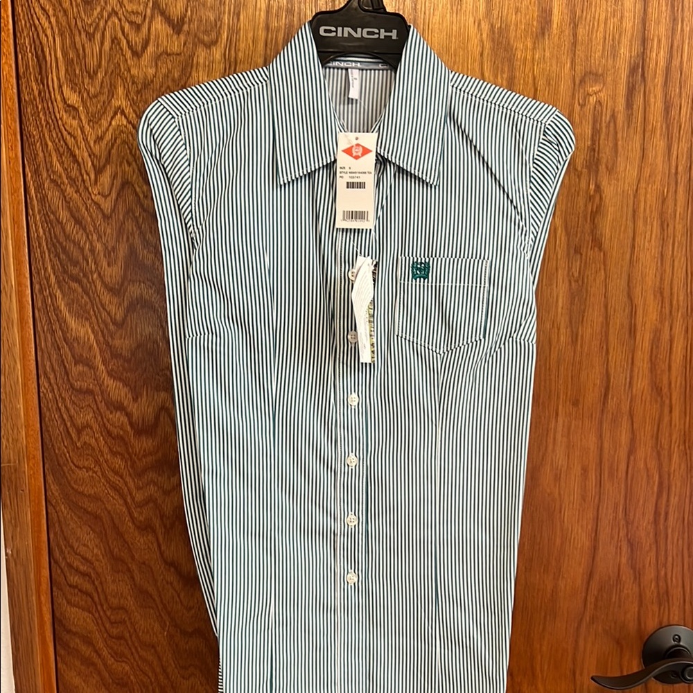 Cinch Blue Striped Shirt